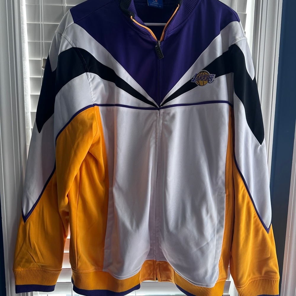 Lakers NBA Purple and Gold Varsity Bomber Jacket